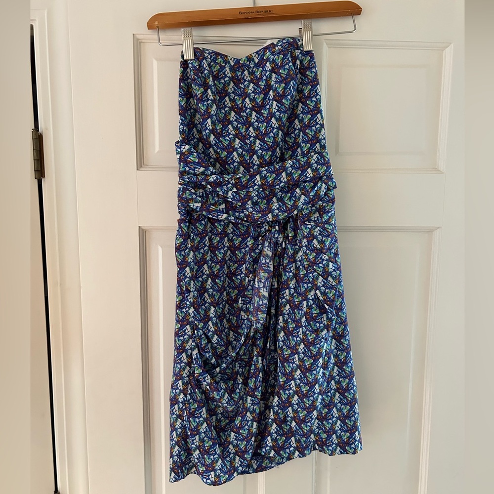 Club Monaco strapless mini dress